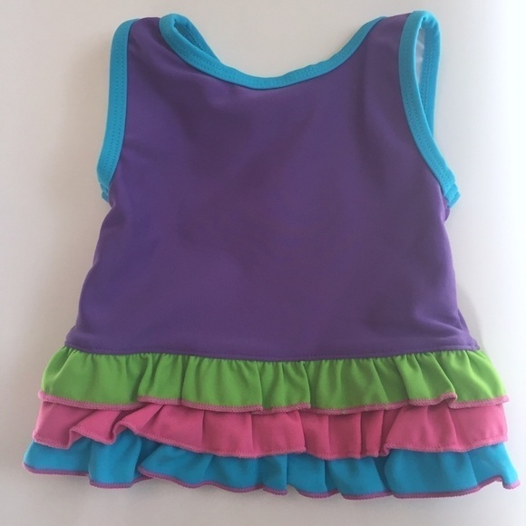 NWT Hanna Andersson Baby Swim Sun Tankini Top w/Hat - Picture 6 of 8